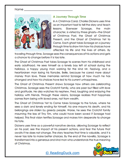 Time Journey Worksheet