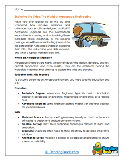 Sky Designers Worksheet