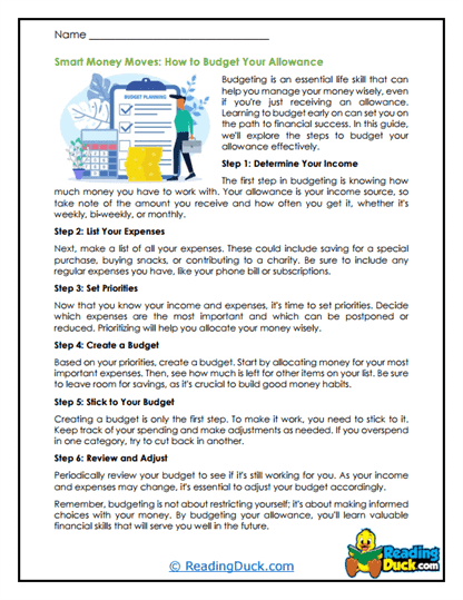 Worksheet