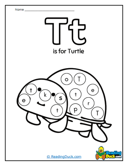 Turtle Treasure Worksheet