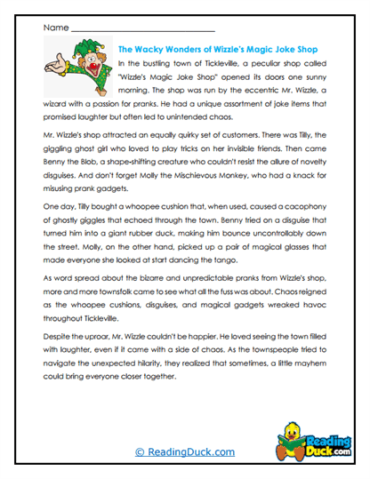 Wizzle's Wild Wonders Worksheet