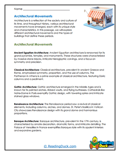 Style Stories Worksheet