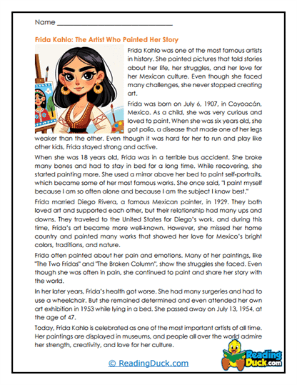 Painted Strength Worksheet