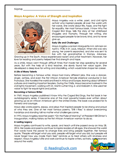 Powerful Voice Worksheet