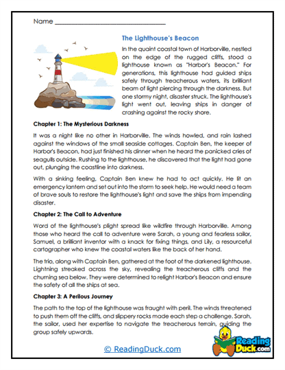 Lighthouse Beacon Worksheet