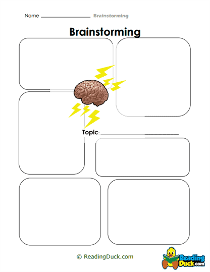 Lightning Ideas Worksheet