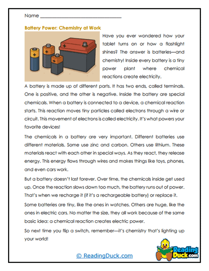 Power in Your Pocket Worksheet