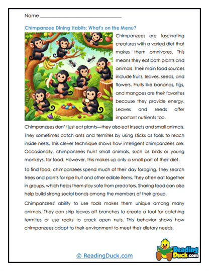 Tasty Tracks Worksheet