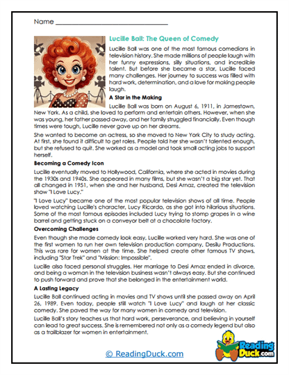 Laughing Legend Worksheet