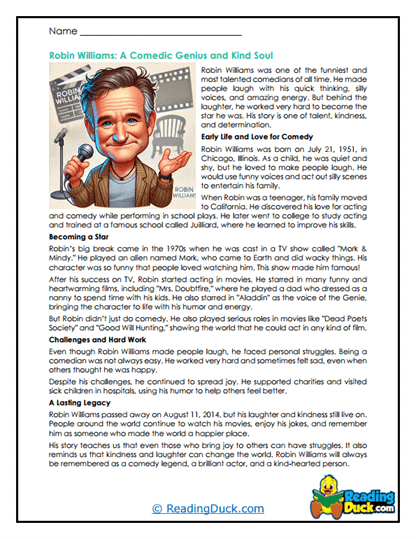 Comic Heart Worksheet