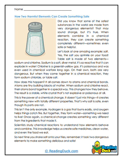 When Dangerous Becomes Helpful Worksheet