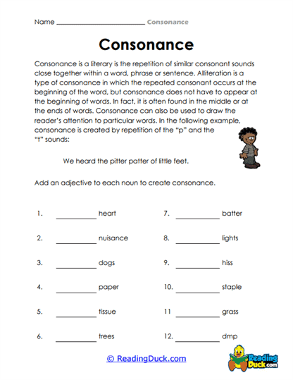 Add an Adjective Worksheet