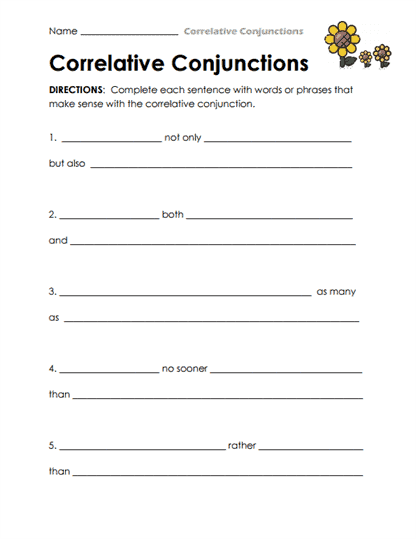 Phrase Completer Worksheet