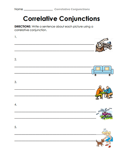Picture Connections Worksheet