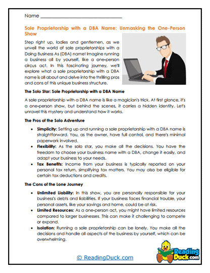 Solo Success Worksheet