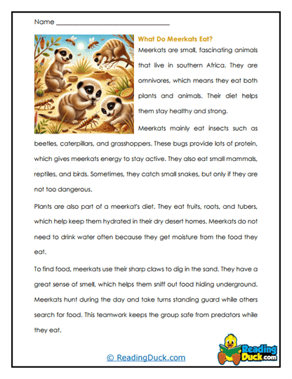 Mighty Menu Worksheet