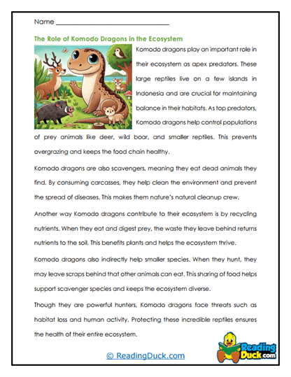 Ecosystem Enforcers Worksheet