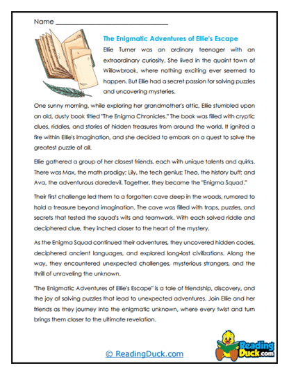 Puzzle Quest Worksheet