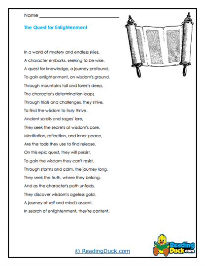 Wisdom Seekers Worksheet