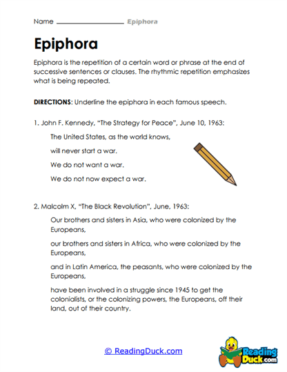 Speech Study Worksheet