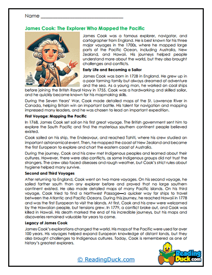 Pacific Mapper Worksheet