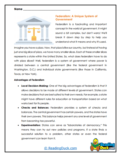 Power Pizza Worksheet