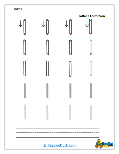 Lovely L Worksheet