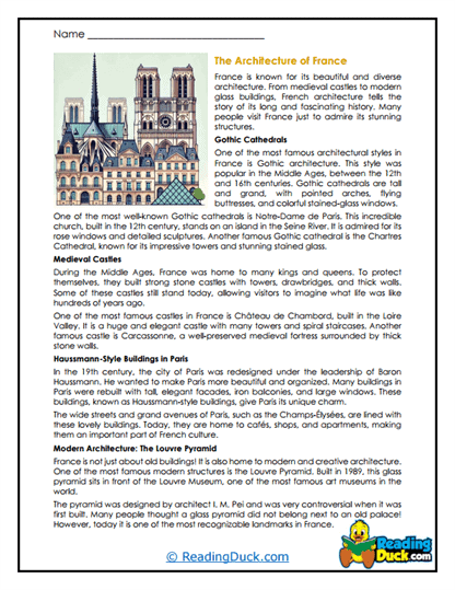 French Structures Worksheet