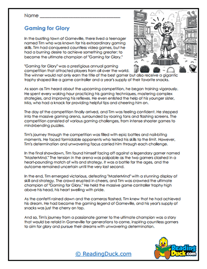 Ultimate Victory Worksheet