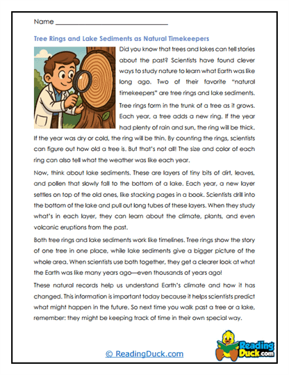 Nature's Timekeepers Worksheet