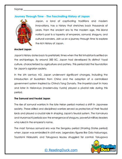 Time Travelers Worksheet