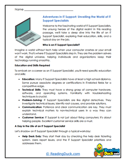 Tech Saviors Worksheet