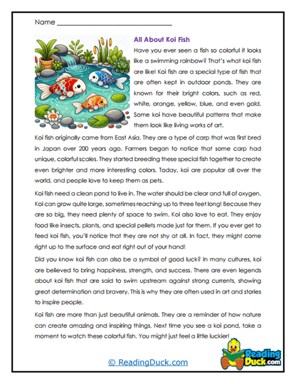 Pond Jewels Worksheet