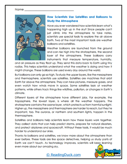 Sky Detectives Worksheet