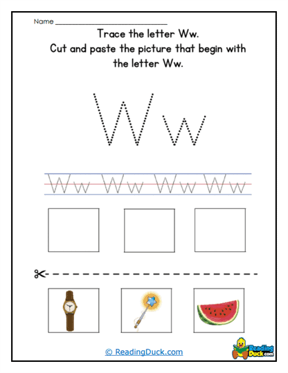 W Watchers Worksheet