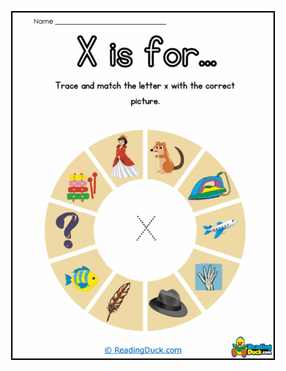 Xylophone Match Worksheet