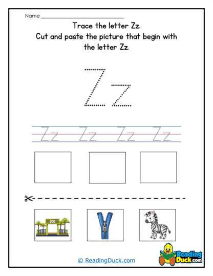 Zoo Find Worksheet