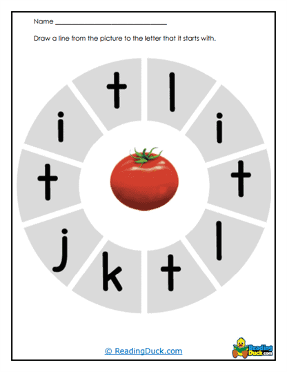 Tomato Tracker Worksheet