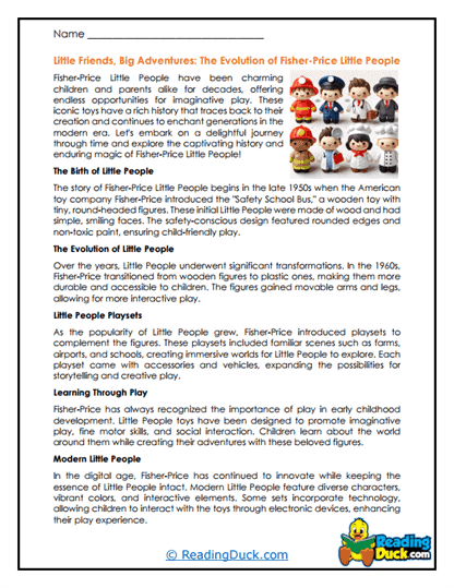 Tiny Friends Worksheet