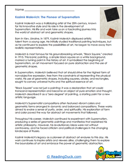 Shape Revolution Worksheet