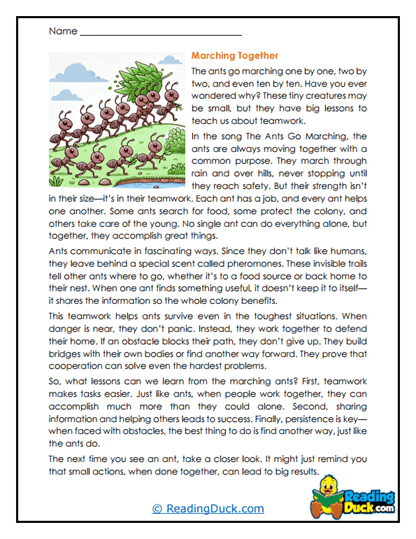 Teamwork Tunes Worksheet