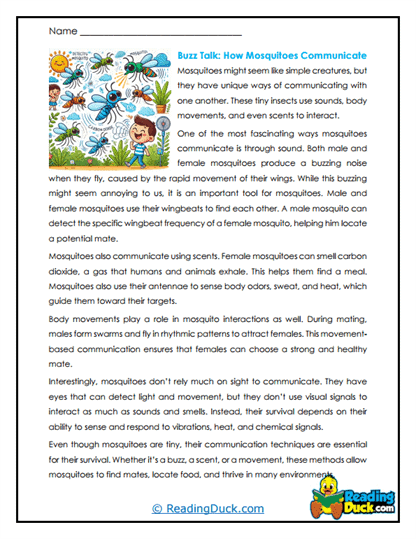Wingbeat Messages Worksheet