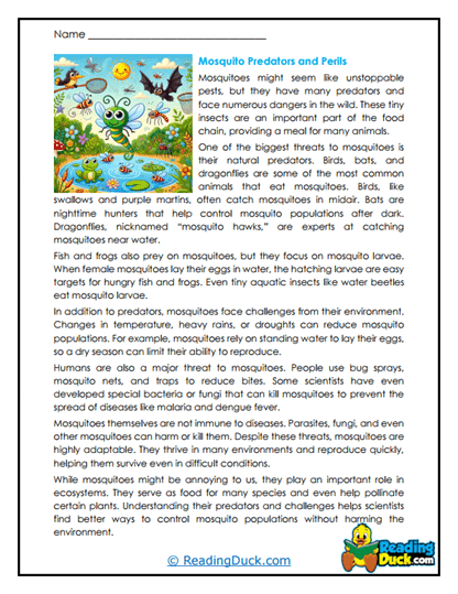 Dangerous Waters Worksheet