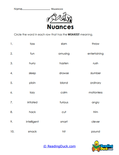 Weakest Pick Worksheet