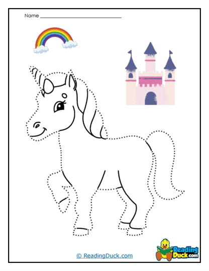 Unicorn Castle Worksheet