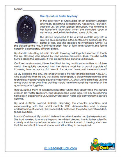 Portal Puzzle Worksheet