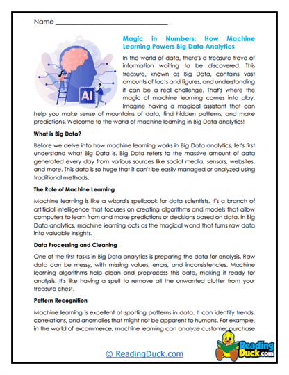 Machine Magic Worksheet