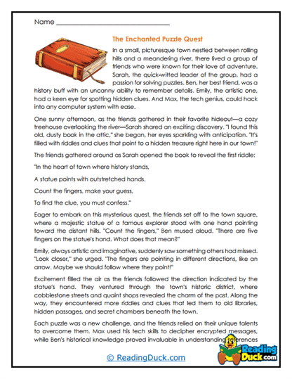 Mystery Hunt Worksheet