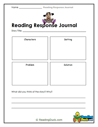 Story Elements Worksheet