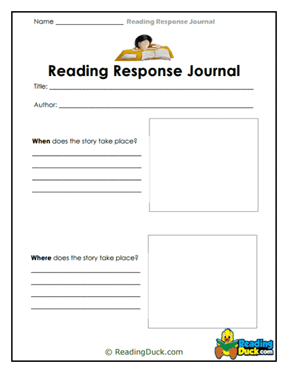 Time & Place Worksheet
